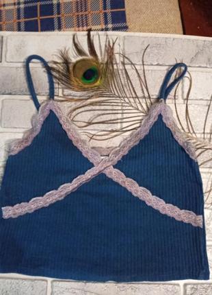 Топ майка  в рубчик