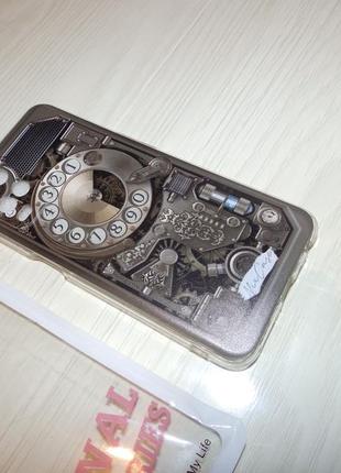 Чохол mixcase full camera для poppo a54 механізми ретро-телефон-стімпaнт steampunk дизайнерські