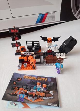 Конструктор jemlou minecraft model city 133 элемента 20032a