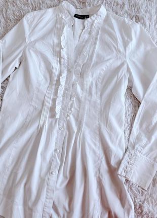Белое хлопковое платье-рубашка witteveen2 фото