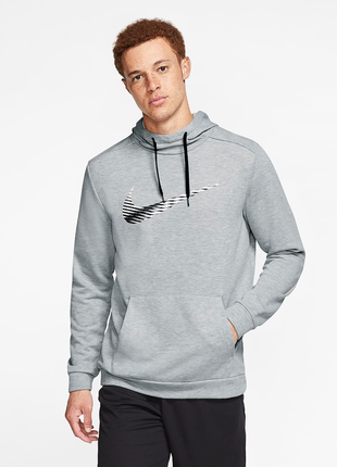 Худи nike dry hoodie po swoosh grey  cj4268-063  s | m | l | xl