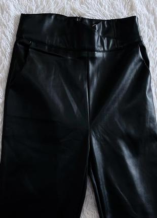 Черные кожаные брюки vera&lucy8 фото