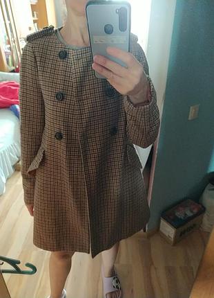 Отличное пальто от zara, размер s-m