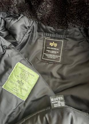 Зимова куртка парка alpha industries n3b parka аляска7 фото