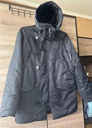 Зимова куртка парка alpha industries n3b parka аляска2 фото