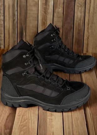 Тактичні військові черевики берці берци осінь зима чорні2 фото