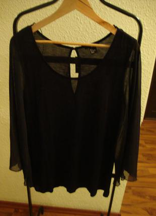Блуза с шифоновыми рукавами h&amp;m