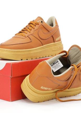 Женские кроссовки n1ke air force 1 luxe gore-tex6 фото