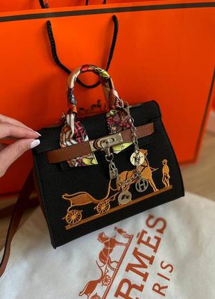 Женская сумка сумочка на плече в стиле эрме эрмес гермес хермес келли hermes kelly