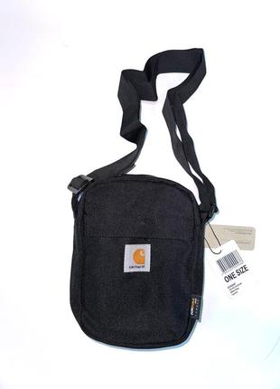 Барсетка carhartt черная сумка через плечо мужская / женская2 фото