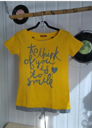 Удлиненная женская футболка с надписью с круглым вырезом горловины котон турция10 фото