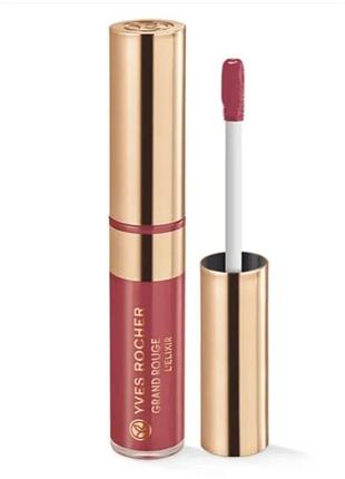Рідка матова губна помада grand rouge l'elixir гранд руж відтінок 102 ів роше