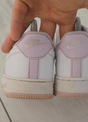 Nike air force 1 детские женские кроссовки белого цвета оригинал 35 35.5 размер5 фото