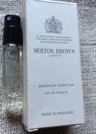 Molton brown edt русская кожа 1.5мл/0.05унц.