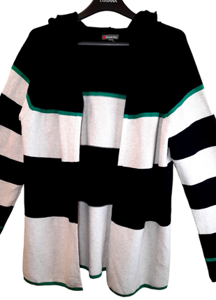 Жіночий теплий кардиган з капюшоном в стані нового 100% cotton