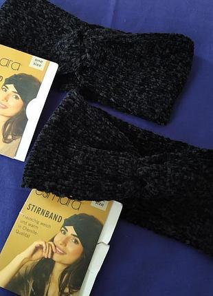 Вязаные повязки на голову2 фото