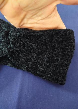 Вязаные повязки на голову7 фото