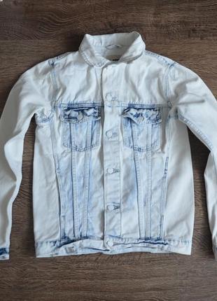 Розпродаж bershka ® denim jacket оригінал модна джинсівка