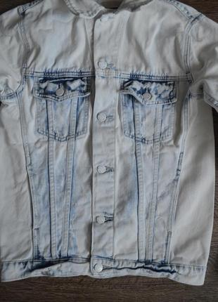 Розпродаж bershka ® denim jacket оригінал модна джинсівка3 фото