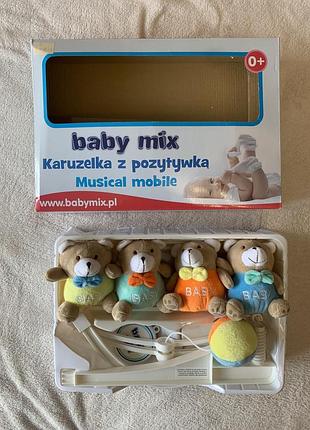 Музыкальный мобиль на детскую кроватку baby mix