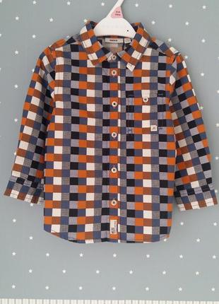 Рубашка mexx (нидерланды) на 18-24 месяца (размер 86-92)2 фото