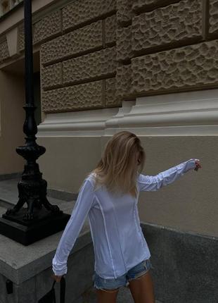 Лонгслів із трендовими швами навиворіт 🖤