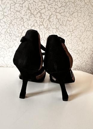 Итальянские туфли для танцев, танцевальные туфли 23.5см9 фото