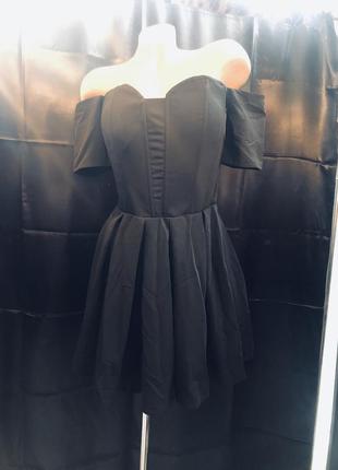 Коктейльной серное платье1 фото