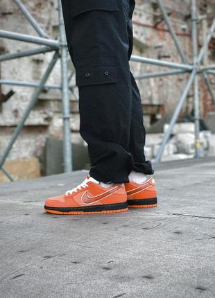 Nike sb dunk low orange lobster8 фото