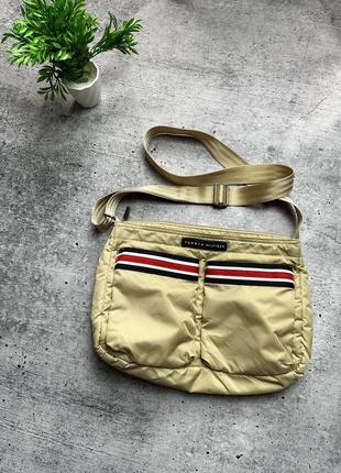 Сумка tommy hilfiger vintge 90s nylon crossbody bag!