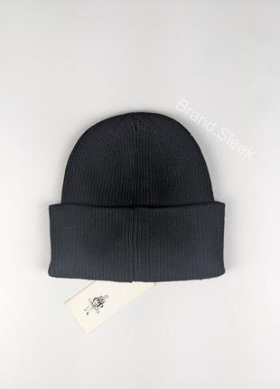 Чёрная шапка c.p company с линзами, с очками