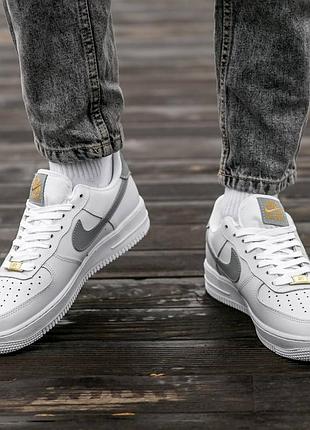 Nike air force 1 07 grey and white clearance