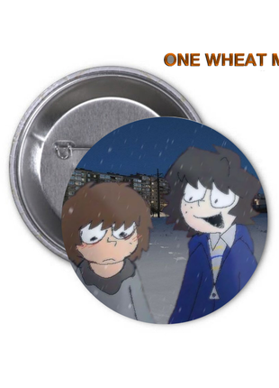 Значок one wheat mark одна пшеничная марка