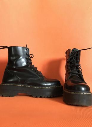 Dr. martens jadon — black polished smooth