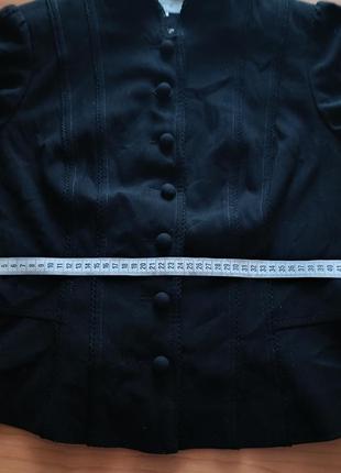 Пиджак черный женский со шнуровкой на спине marks &amp; spencer8 фото