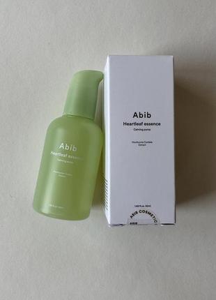 Abib - заспокійлива есенція для обличчя - heartleaf essence calming pump