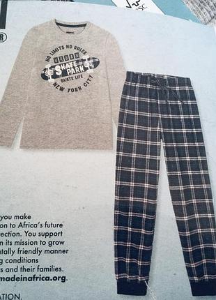 Германия pepperts! пижама коллекция 2022г. 100% cotton! фланель. байка. осень - зима. домашний компл