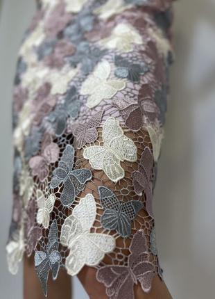 Сукня міді з метеликами2 фото