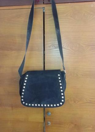 Сумка замшева