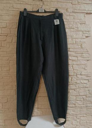 Женские брюки весна-лето,со штрипками, из натуральной ткани большой размер 52-542 фото