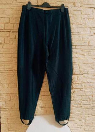 Женские брюки весна-лето,со штрипками, из натуральной ткани большой размер 52-543 фото