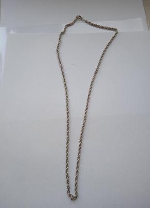 Серебряная цепочка 925 проба со звездой