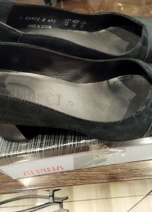 Кожаные туфли alpina 393 фото