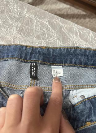 Модные винтажные джинсы от divided by h&m. размер 43, идет на m3 фото