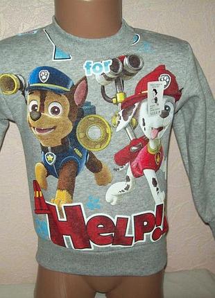 Толстовка щенячий патруль 28 размер