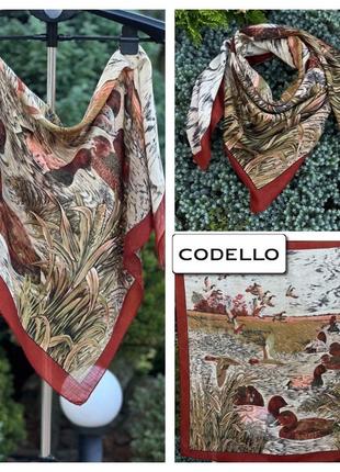 Codello італія оригінальний платок хустка шерсть/шовк