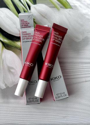 Ночная маска для губ с гиалуроновой кислотойkiko milano skin trainer hyaluron lip mask1 фото