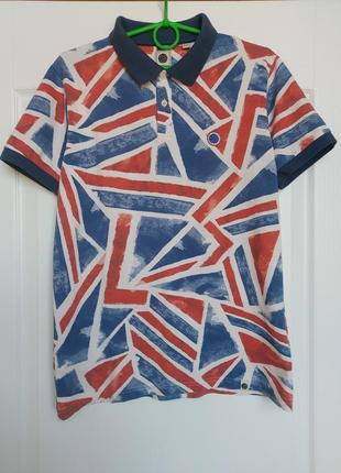 Футболка поло pretty green с принтом union jack5 фото