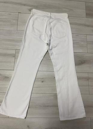 Білі джинси кльош.джинси h&m3 фото