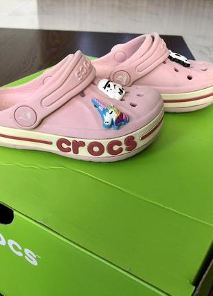 Детские розовые crocs2 фото